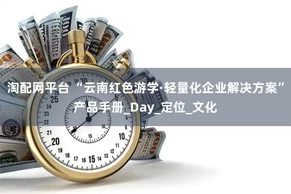 淘配网平台 “云南红色游学·轻量化企业解决方案”产品手册_Day_定位_文化