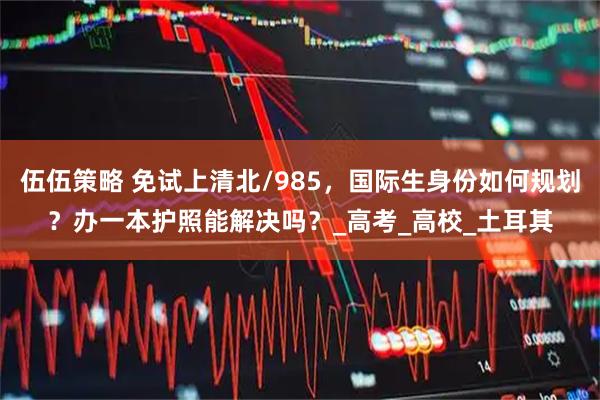 伍伍策略 免试上清北/985，国际生身份如何规划？办一本护照能解决吗？_高考_高校_土耳其